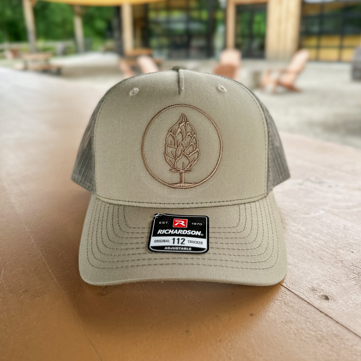 Khaki/Loden 5P Trucker Hat