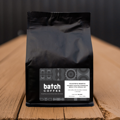 Roaster's Reserve: Indonesia Sumatra Mandheling, Beriah Citra Persada GR1